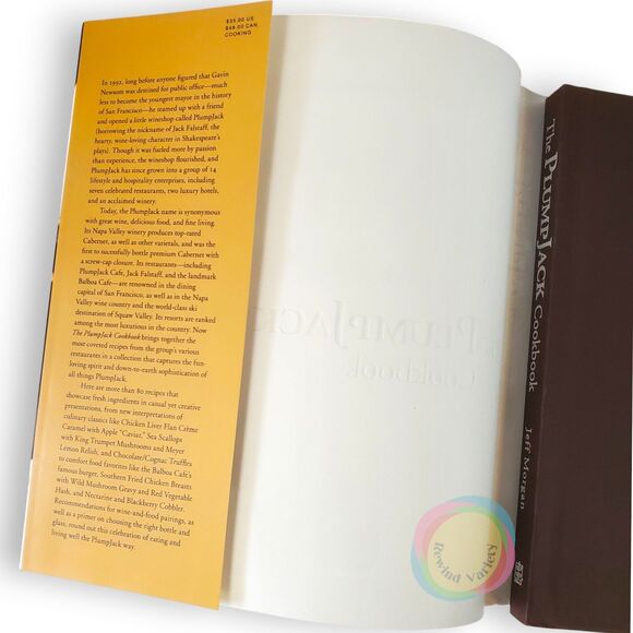 The Plumpjack Cookbook 2006 1st Ed HC DJ Gavin Newsom Foreword California Wine - Picture 5 of 16